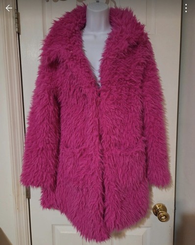 Women hot pink faux fur - hot,