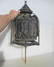 Victorian Metal Air Vent Roof Finial Decorative Mount Antique Old 17"H