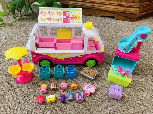 Shopkins ice cream van shoe - cream,