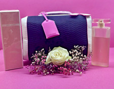 Estée Lauder Pure White Linen Pink Coral Eau De Parfum Body Lotion 200ml Bag Set