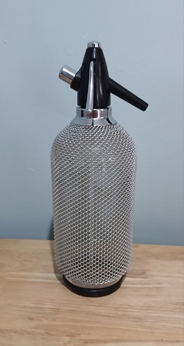 Vintage glass soda syphon - soda,