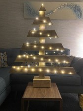 Rustic Handmade Pallet Christmas Tree