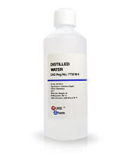 Distilled Water Ultra High Quality Pure Water 500ml Bottle Pure Chem (WHITE)