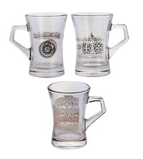 6pcs Tea Glasses Designer
