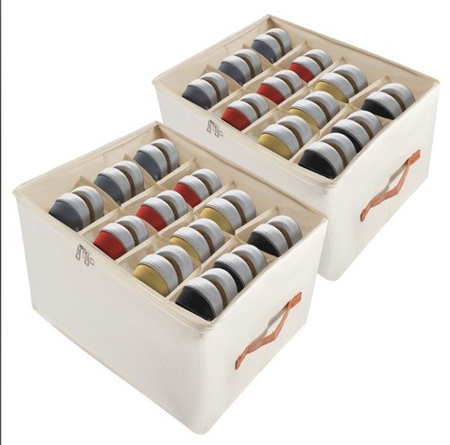 Foldable shoe storage box - shoe, for