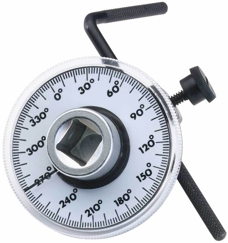 Torque angle gauge socket - angle,