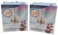 Lights4fun The Elf On The Shelf Porcelain Light Up Bauble 2 Pack New F1