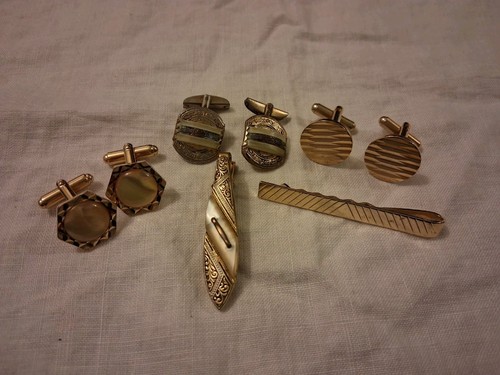 Vintage mens tie clips - mens, &