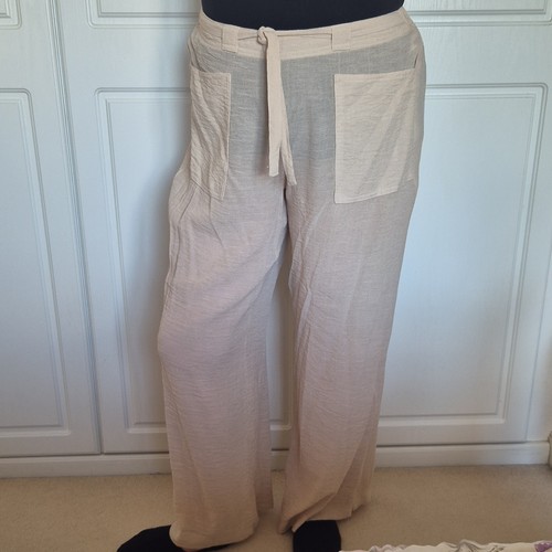 Marks spencer beige linen - &,