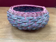 Vintage Woven Round Wicker