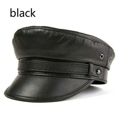 Men sheepskin leather - leather, military