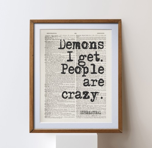 Supernatural series quote - series,