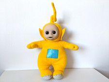 Vintage 90s / Teletubbies - Blinking Eyes La La 12" Plush / Soft Toy