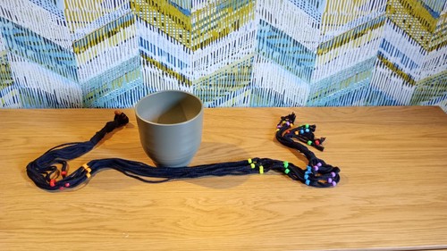 Macramé plant hanger - hanger, –
