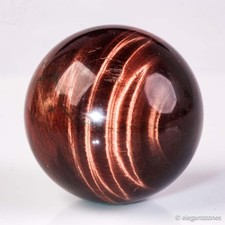40g30mm Red Tiger Eye Sphere