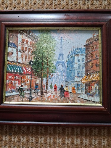 Caroline burnett signed oil - caroline,