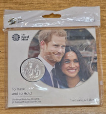 2018 Royal Mint UK BUNC £5 Harry and Meghan Royal Wedding Coin Sealed
