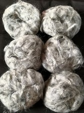 Good quantity unbranded Mohair Mix Fancy Yarn in Shades of Grey (310 g)
