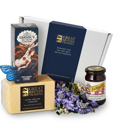 English cheese gift - english, hamper