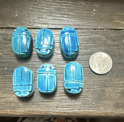Lot blue carved - blue, soap