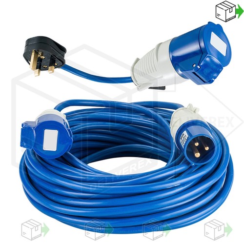 Caravan mains hook cable - caravan,