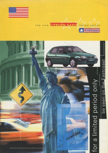 Car brochure citroen saxo - car, brochure: