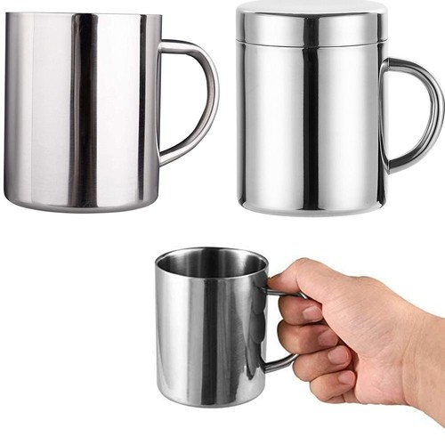Coffee mug metal double - mug,
