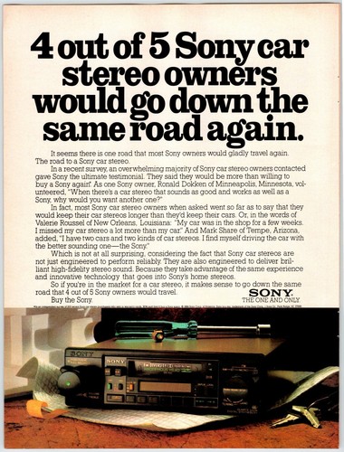 Sony car stereo vintage - car,