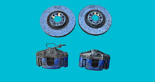 VW GOLF MK5 2006 R32 3.2 VR6 PAIR OF FRONT BRAKE CALIPERS WITH BRAKE DISCS 345mm