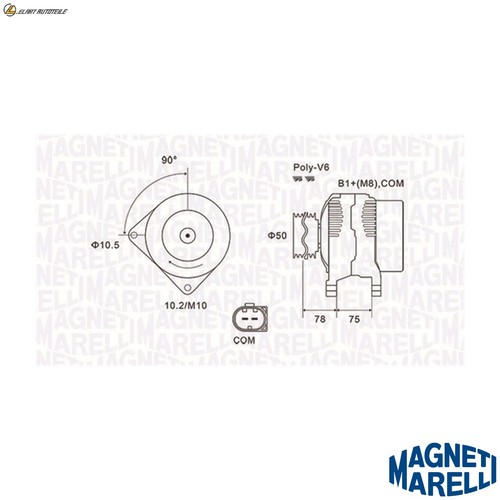 Generator 063731825010 for bmw - 063731825010,