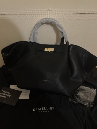 Demellier black handbag - demellier, handbag/