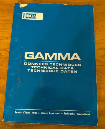 Lancia gamma technical data - technical,