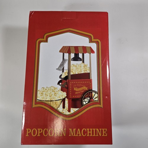 Vintage style popcorn machine - vintage,