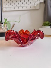 Vintage murano red - red, art