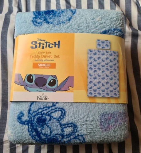 Disney stitch blue cosy teddy - disney,