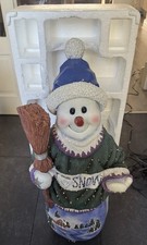 B & Q - LV Fibre Optic Outdoor Snowman