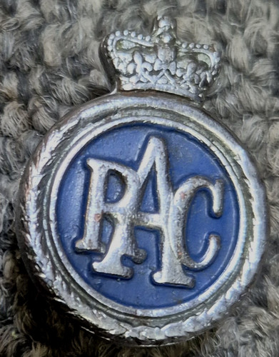 Rac vintage button badge - button,