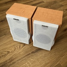 Sony SS-CEP313 Speakers Beech Wood Bookshelf Hifi Pair Tested Working