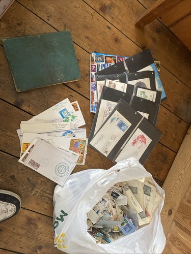 2kg mixed stamps vintage - 2kg,