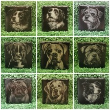 Engraved Dog Breed Slate