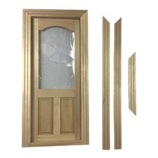 Dolls House Door with Glazed