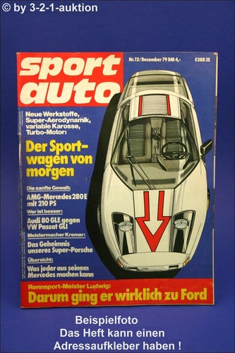 Sports car mercedes - car, 12/79