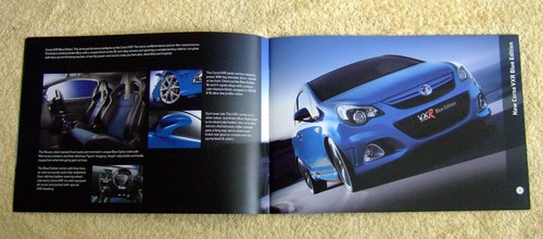 Vauxhall vxr range 2012 - vauxhall,