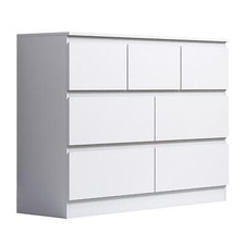 Chest Of 7 Drawers Matt White