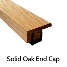 Solid Oak Threshold 'End Cap'