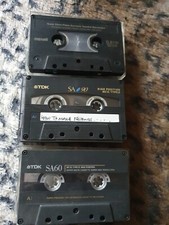 3 x used TDK SA90 Audio