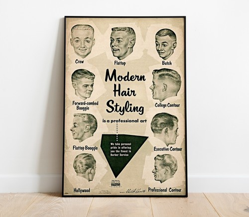 Barbershop poster vintage - barbershop,