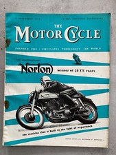 The Motor Cycle Magazine - 4 September 1952 - TRW Triumph, Vincent, Dirt Track
