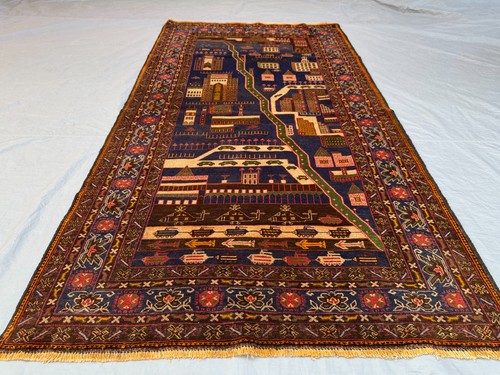 4x7 vintage afghan baluchi - 4x7,