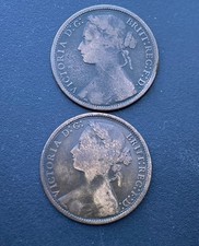 Victoria Pennies 1874 & 1877